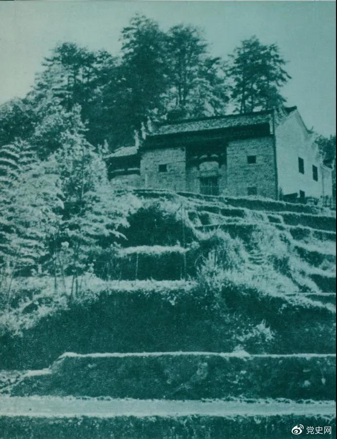 1928年5月，湘贛邊界工農(nóng)兵蘇維埃政府在寧岡茅坪成立。圖為湘贛邊界工農(nóng)兵蘇維埃政府舊址。